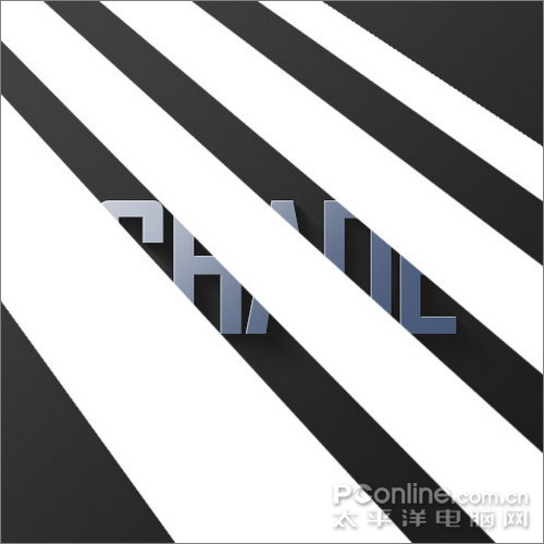 photoshop制作光線照射效果的立體文字 photoshop制作光線照射效果的立體文字