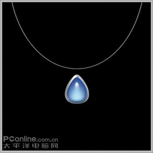 photoshop路徑工具和圖層樣式制作質感項鏈