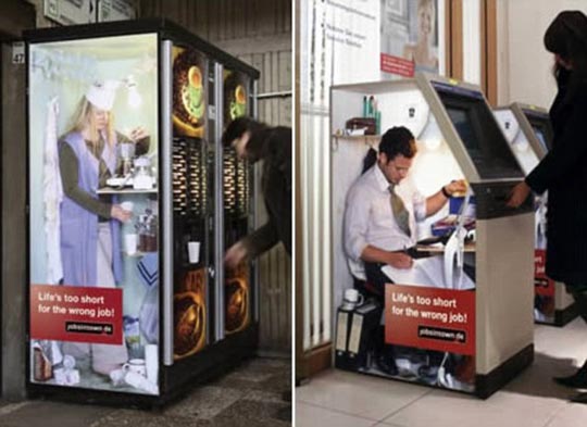 作品展示:生活中街頭上的創意廣告-網頁設計