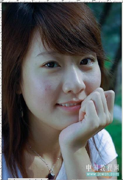 photoshop教程:水靈靈的美女調出來_網頁設計webjx.com轉載