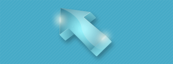 photoshop繪制3d立體發(fā)光箭頭_webjx.com編譯