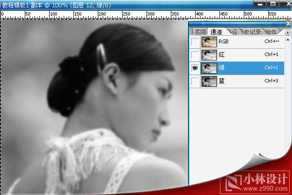 ps實例教程:模糊美女變真實清晰_webjx.com