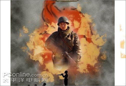 photoshop制作《集結(jié)號》非官方海報 photoshop制作《集結(jié)號》非官方海報