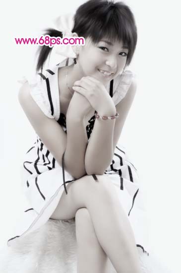 photoshop教程:mm照片全身美容磨皮