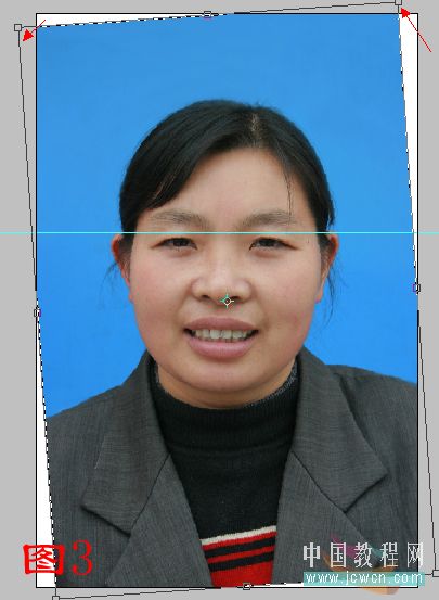 photoshop液化濾鏡校正傾斜的人物頭像_網(wǎng)頁(yè)設(shè)計(jì)webjx.com轉(zhuǎn)載