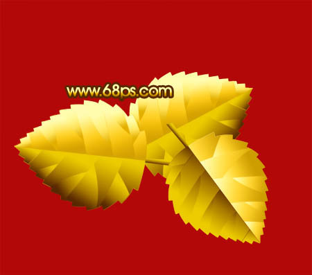 photoshop精細繪制金色質感玫瑰花