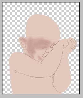 photoshop鼠繪哭泣的男孩過程