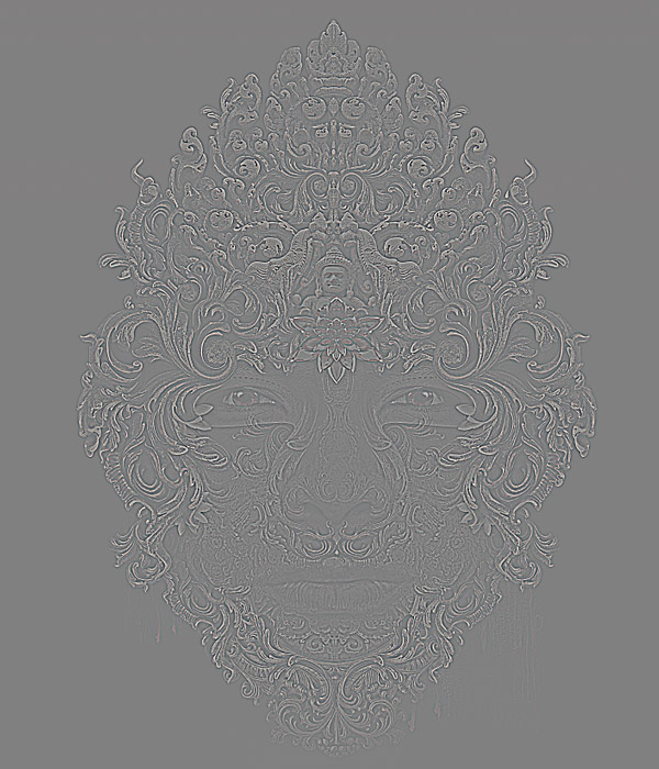 photoshop照片合成教程:制作神秘面具