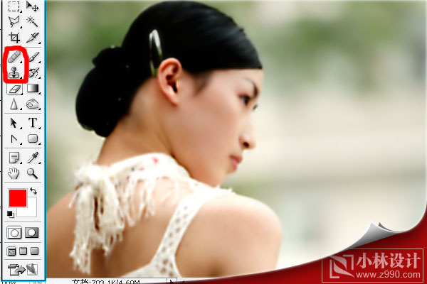 ps實例教程:模糊美女變真實清晰_webjx.com