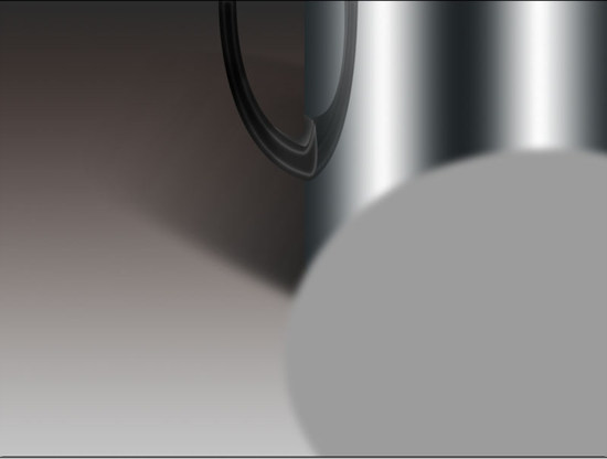 photoshop制作逼真的不銹鋼杯