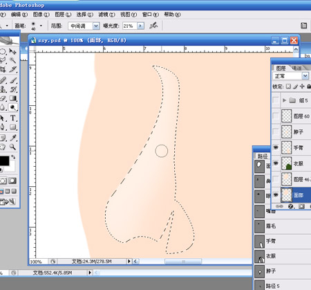 零基礎鼠繪系列教程二之鼻子篇