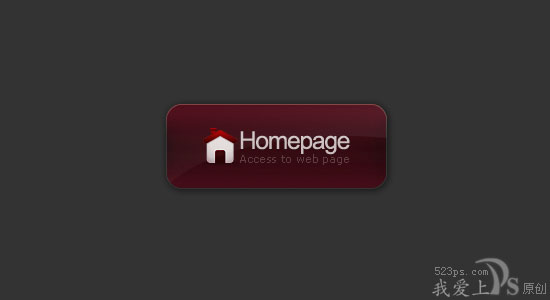photoshop繪制高光感的方形購物網頁按鈕_webjx