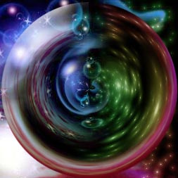 妙用ps極坐標濾鏡打造漂亮水晶球教程