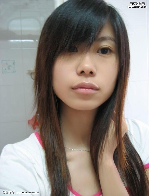 photoshop教程:給美女磨皮潤色教程-webjx.com