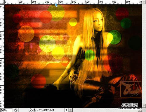 photoshop為mm照片添加絢麗彩色光斑