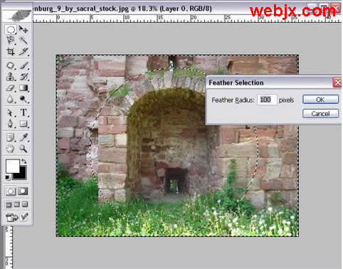 photoshop筆刷制作光照對(duì)比度效果照片