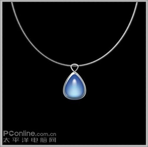 photoshop路徑工具和圖層樣式制作質感項鏈