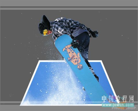 創意:ps教程之飛出相片的滑雪運動員 創意:ps教程之飛出相片的滑雪運動員