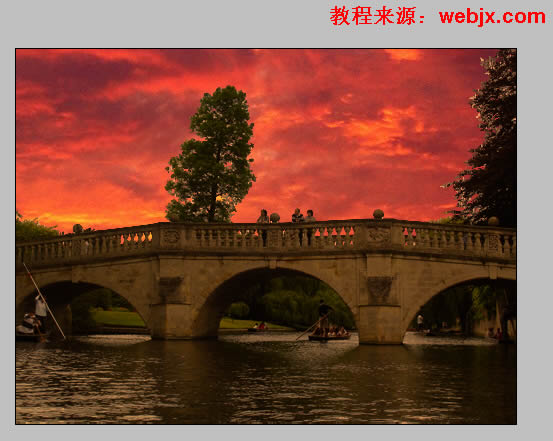 photoshop圖片合成教程:打造夕陽風(fēng)景_網(wǎng)頁設(shè)計(jì)webjx.com原創(chuàng)