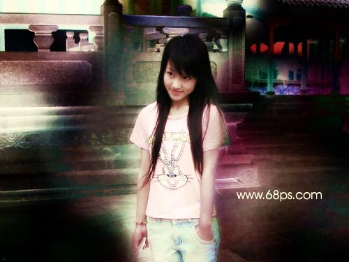 photoshop豐富照片色彩制作非主流效果