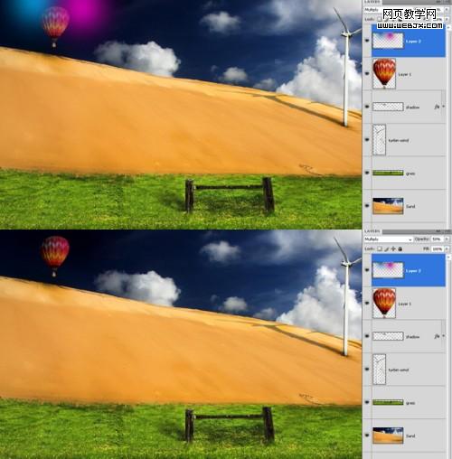 photoshop照片合成教程:暗調插畫效果_網頁設計