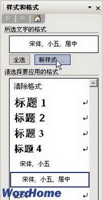 Word樣式和格式使用，提高操作效率