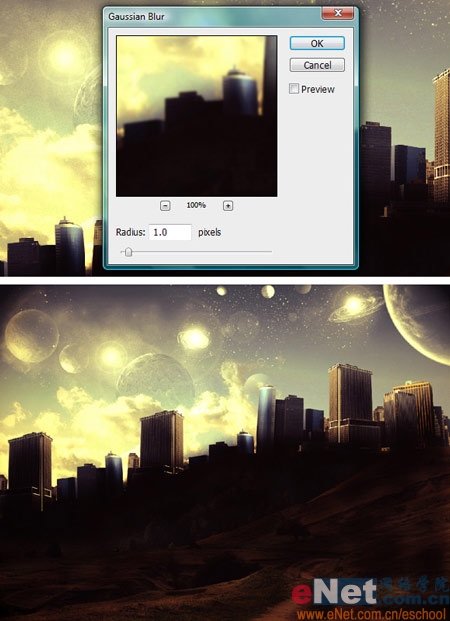 photoshop照片合成:壯觀輝煌的都市
