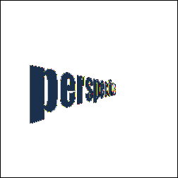 photoshop制作清晰度透視效果的文字