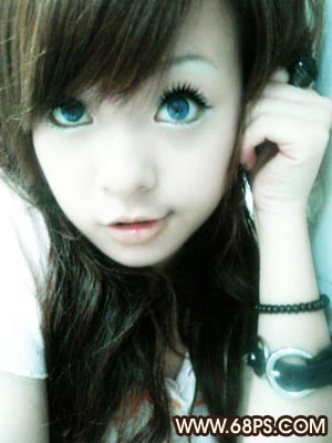 ps歷史快照來給mm化妝,非主流效果制作_網頁設計webjx.com