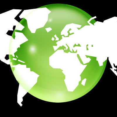 用photoshop打造閃亮的水晶地球