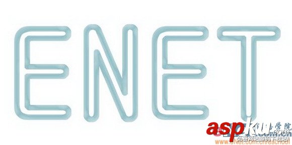 Photoshop,管道字特效