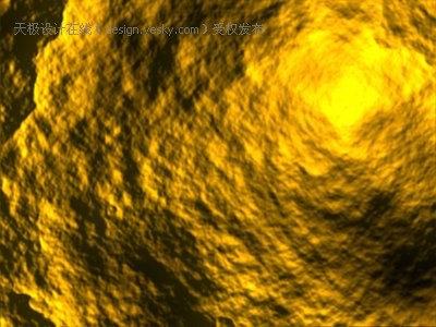 photoshop渲染濾鏡制作光照巖壁