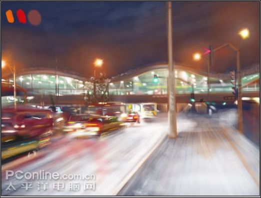 photoshop繪制《白雪夜街景》插畫 photoshop繪制《白雪夜街景》插畫