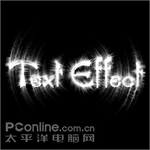 photoshop實例教程:環形放射文字 photoshop實例教程:環形放射文字