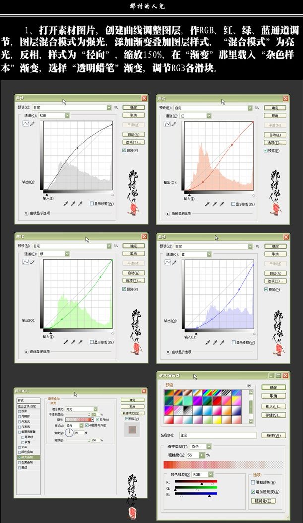 photoshop調色：酒吧唱歌女照片夢幻化