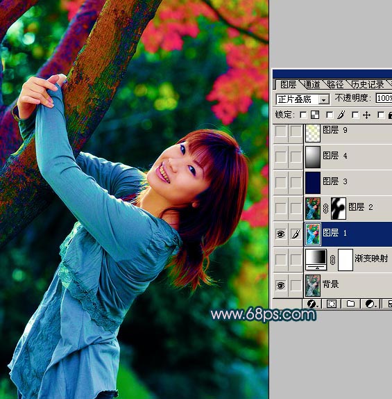 photoshop調色:使mm照片顏色豐富多彩