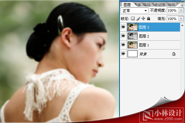 ps實例教程:模糊美女變真實清晰_webjx.com