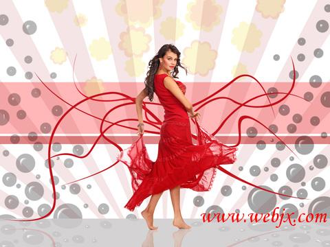photoshop畫筆打造美女舞蹈藝術(shù)照片_網(wǎng)頁設(shè)計(jì)webjx.com原創(chuàng)