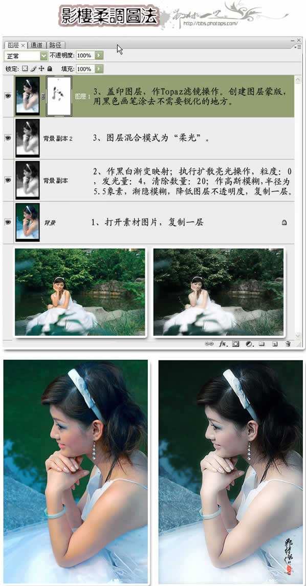 photoshop柔調(diào)照片處理方法兩則_網(wǎng)頁設(shè)計轉(zhuǎn)載