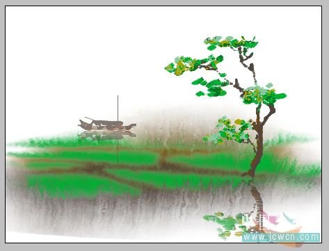 妙用photoshop制作水彩畫的簡單方法