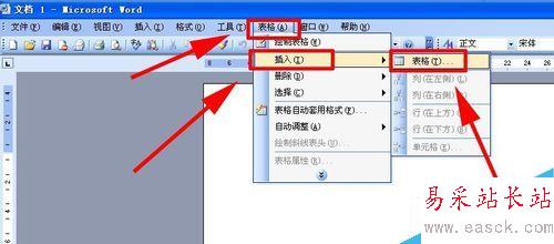 怎樣用word文檔制作表格？