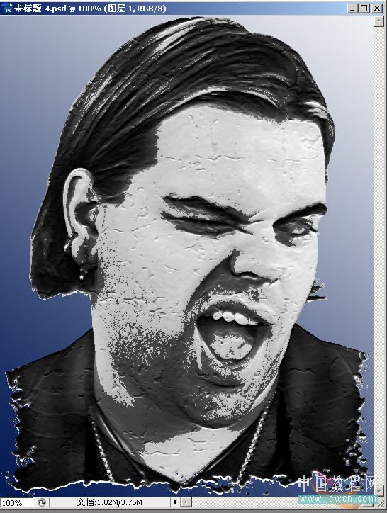 photoshop教程:輕松制作石膏人像