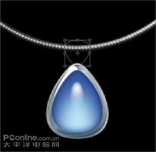 photoshop路徑工具和圖層樣式制作質感項鏈