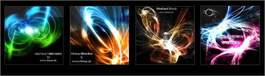 photoshop筆刷制作絢麗的漂亮的閃光效果 