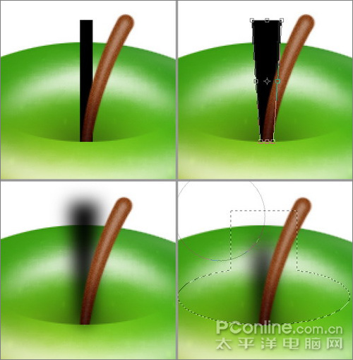 ps繪畫教程:酸酸的青蘋果 ps繪畫教程:酸酸的青蘋果