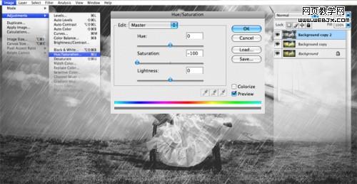 photoshop照片合成教程:暗調插畫效果_網頁設計