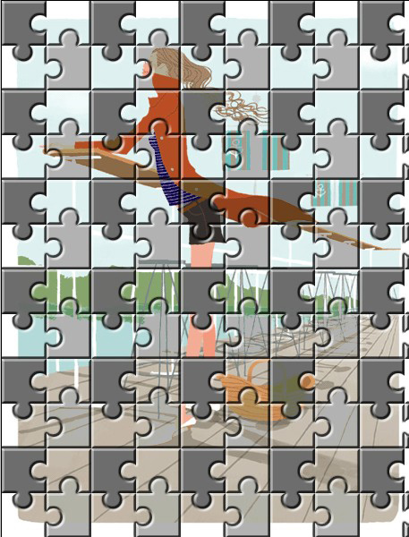 Photoshop教你打造美麗酷酷拼圖