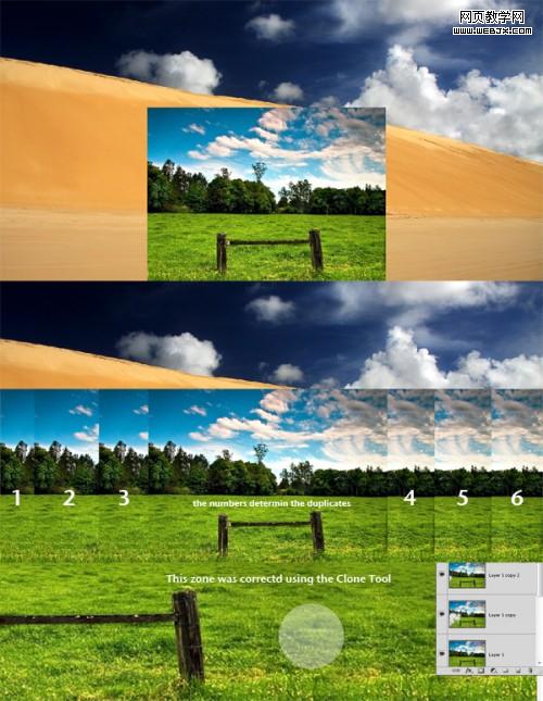 photoshop照片合成教程:暗調插畫效果_網頁設計