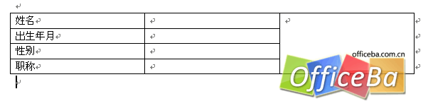 用Word 2007制作規(guī)范表格