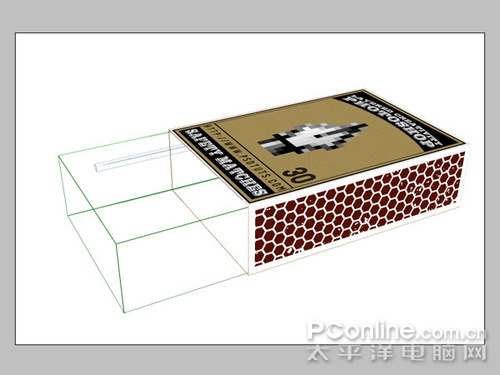 photoshop渲染真實光影的3d火柴盒 photoshop渲染真實光影的3d火柴盒
